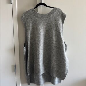 H&M Gray Sleeveless Knit Top